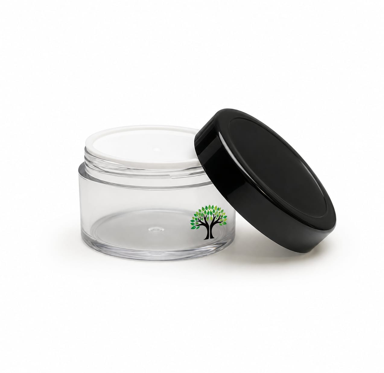 50GRM SAN JAR T/P WITH INNER PLUG AND SAN BLACK CAP